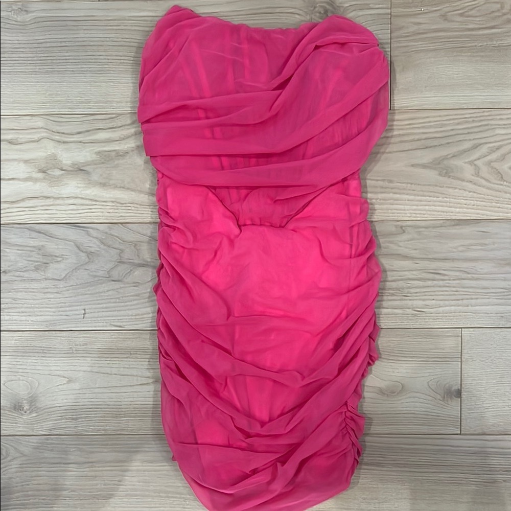 Superdown Mesh Mini Dress